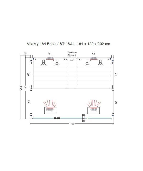 Harvia VitaMy 2 Person Infrared Sauna - Image 7