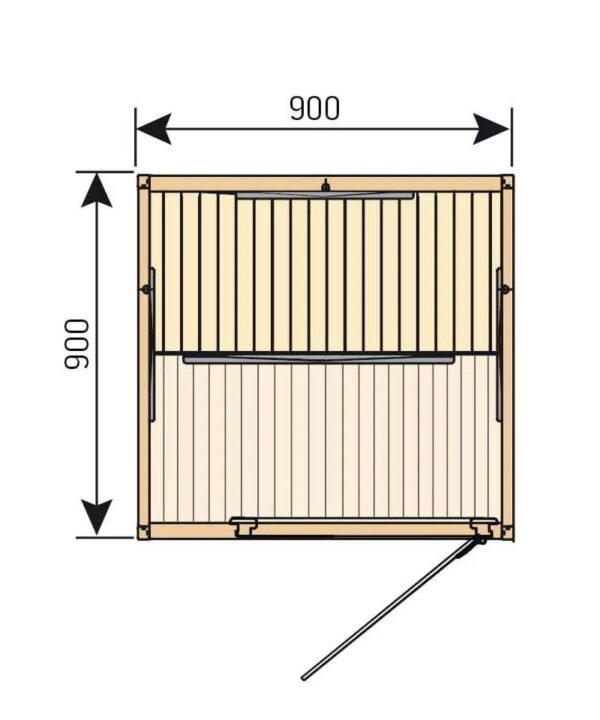 Harvia Radiant 1 Person Infrared Sauna - Image 3